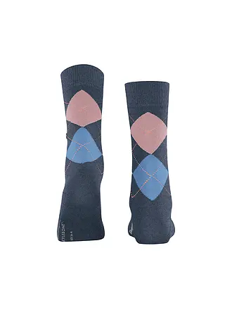 BURLINGTON | Chaussettes femme MARYLEBONE 36-41 bleu foncé chiné | blau
